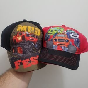 Nickelodeon Boys Blaze and The Monster Machine Baseball Cap,Red/Blue,Size 4-7Y